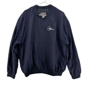 VTG UltraClub‎ Pullover Jacket Mens Large Best of America Nylon Windbreaker NWT